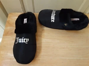 Juicy Couture Woman's Faux Fur Clog Slippers Size S (5-6) NEW - Picture 1 of 5