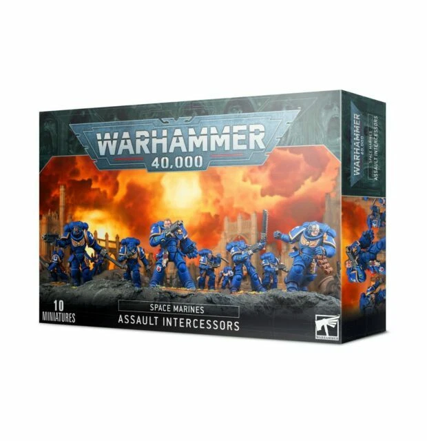 Games Worksshop Warhammer 40K Assault Intercessors (Kit of 10 Miniatures)