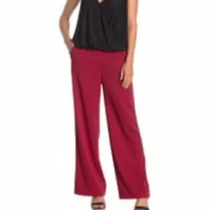NWT Lush Women's Red Wide Leg Dress Pants - Picture 1 of 3