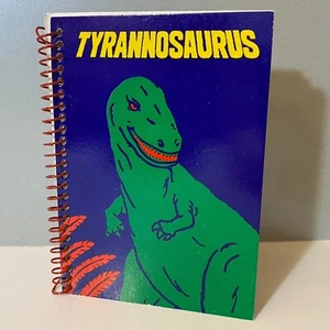 Vintage Sanrio 1987 Tyrannosaurus Dinosaurier Notizbuch - Bild 1 von 5