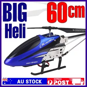 Remote Control Helicopter 60cm BIG 3.5CH LED RC Toy GYRO Metal Not Drone 2.4Gz - Picture 1 of 7