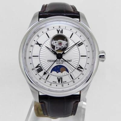 Montre FREDERIQUE CONSTANT FC-335X5M4/5/6 Maxim Heartbeat Moon Phase Silver 42mm - Photo 1/4