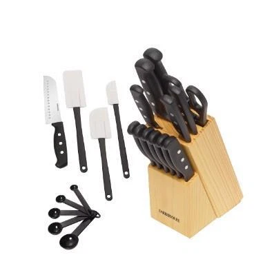 NUEVO JUEGO DE CUCHILLOS FARBERWARE 22 PIEZAS NUNCA NECESITA AFILAR JUEGO DE CUBIERTOS INOXIDABLE Foto 1 de 1