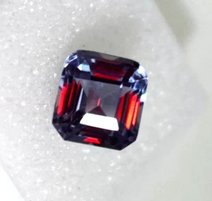 Color Changing Sapphire 5-7 CT Radiant Cut Natural Precious Rare Found Sapphire - Picture 1 of 7