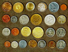 South/Central America/Caribbean 25+ coins w/ 1865 & up inc silver & Bimetallic