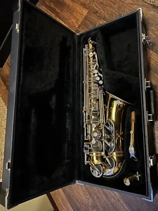 Used Jupiter Alto Saxophone + Hard Case + Neck Strap - Picture 1 of 5