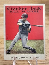 2004 Topps Cracker Jack Mini Sticker #118 Darin Erstad Angels 