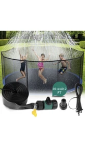 Trampoline Sprinkler Outdoor Kids Fun Summer Grassland Spray Backyard WaterPark - Picture 1 of 5
