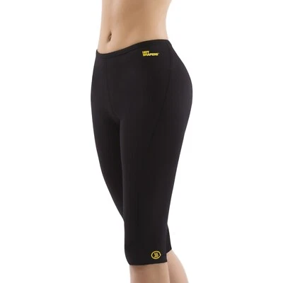 Hot Shapers Women's Size L Thermal Capri Pants Black - Image 1 of 4