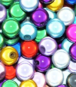 wholesale pangaeawalker AAA 400 pcs round miracle beads of 8 mm, 29 colours - Picture 1 of 33