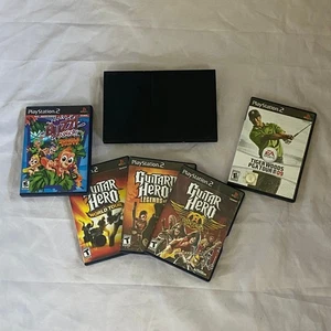 Playstation 2 & 3 Guitar Hero Games Tiger Woods Golf & Jungle Party For Parts - Picture 1 of 10