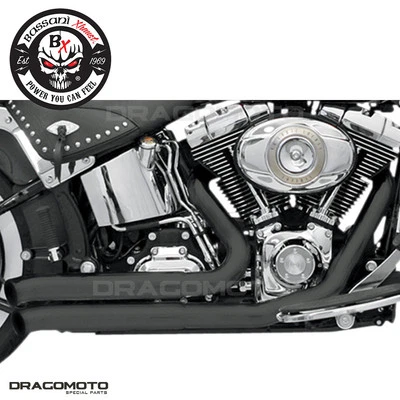 Harley FLSTFB 1690 ABS Fat Boy Lo 2012-2017 Impianto completo BASSANI Firepow... Foto 1 de 4