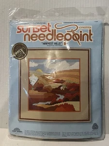 Sunset Harvest Hills 12” x 12” Nadelspitze Kit 6828 Langstich BRANDNEU - Bild 1 von 2