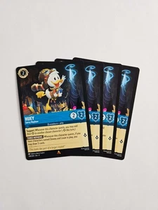 Huey Savvy Nephew 138/204 Playset 4 cards - Fabled Lorcana - Picture 1 of 1