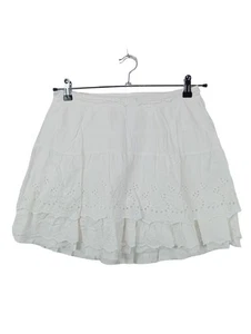 ABERCROMBIE & FITCH Falda acampanada Mujeres Falda Talla EU 34 blanco - Imagen 1 de 5
