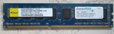 4 GB DDR 3 Ram Elixir M2F4GH64CB8HB6N-DI, PC3 12800U, 1600MHz, (Desktop PC) - Bild 1 von 2