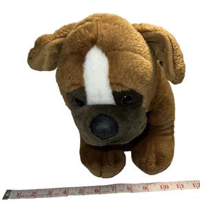 Build-A-Bear Workshop Boxer Hund Stofftier braun weiß 14” -15” T-Shorts - Bild 1 von 6