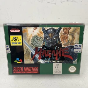 Hagane The Final Conflict Super Nintendo SNES game PAL Boxed Hyper Rare - Picture 1 of 14