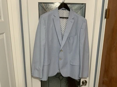 John Bartlett Cotton Seersucker Blazer/Sportcoat Men's US50R Classic Fit - Image 1 of 4