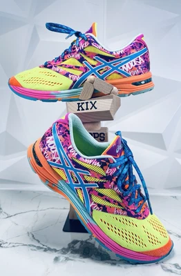 Zapatos para correr Asics Gel-Noosa Tri 10 triatlón neón multicolor para mujer talla 8 Foto 1 de 4