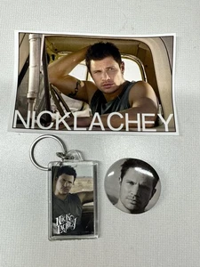Nick Lachey Vinyl Sticker, Schlüsselanhänger und Pin Button �� Sammlung - Bild 1 von 3