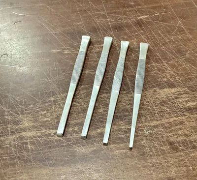 Juego de 4 cinceles de gubia ósea Partsch 3 mm, 4 mm, 5 mm, 6 mm ortopédicos quirúrgicos Foto 1 de 3