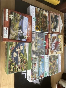 8 Puzzle Puzzles Konvolut viele Thomas Kincaid und andere für verschiedene - Bild 1 von 9