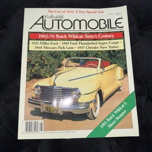 December 1988 COLLECTIBLE AUTOMOBILE Magazine '42 Dodge Custom Convertible Coupe - Foto 1 di 4