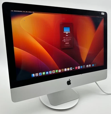 2017 iMac A1418 21.5" Retina 4K i5 3.4GHz 8GB RAM 1TB HDD+32GB SSD Radeon PRO - Image 1 of 4