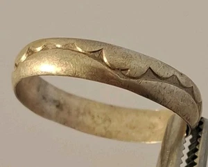 Indianer Sterlingsilber handgestempelt OLD PAWN Herren Ring Bandgröße 11,5 - Bild 1 von 7
