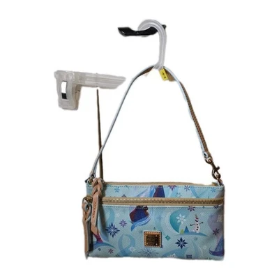 *Dooney & Bourke Disney Parks FROZEN Elsa & Anna Wristlet Pouch 21089Z S165 NEW - Image 1 of 3