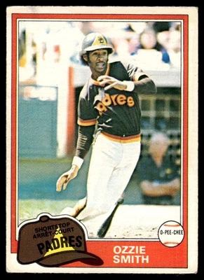 1981 O-Pee-Chee Ozzie Smith San Diego Padres #254 - Image 1 of 2