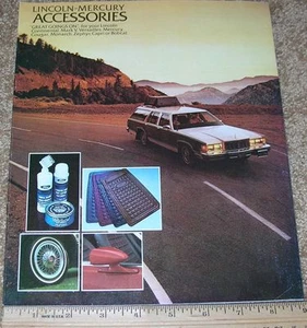 1979 79 Lincoln Mercury Accessories Dealer Sales Brochure Catalog NOS 0.99 Ship - Picture 1 of 3