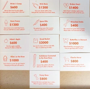 Operation Board Game Replacement Specialist Cards You Pick with Brain Freeze - Picture 1 of 12