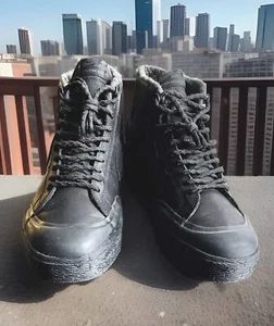 NIKE SB BLAZER ZOOM MID XT BOTA LEATHER/WOOL TRIM ANTHRACITE/BLACK MENS SIZE 12 - Picture 1 of 9