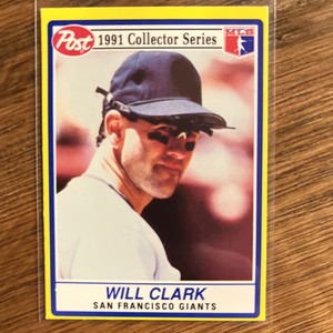 WILL CLARK 1991 Post Cereal #3