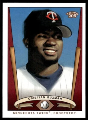 2002 Topps 206 Team Series 2 Cristian Guzman Minnesota Twins #T206-19 - Image 1 of 2
