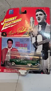 Johnny Lightning Rock Art Elvis Presley 1956 Ford Thunderbird, verde, 1:64, nuovo con scatola - Foto 1 di 4