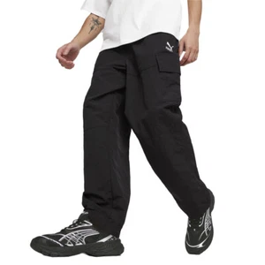 PUMA Classics Cargo Pants Mens Black Casual Athletic Bottoms 62426001 - Picture 1 of 4