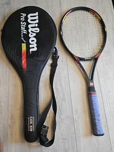 Racchetta da tennis Wilson Pro Staff Classic 6.1 si 95 mq 4 impugnatura 1/2” con borsa - Foto 1 di 16