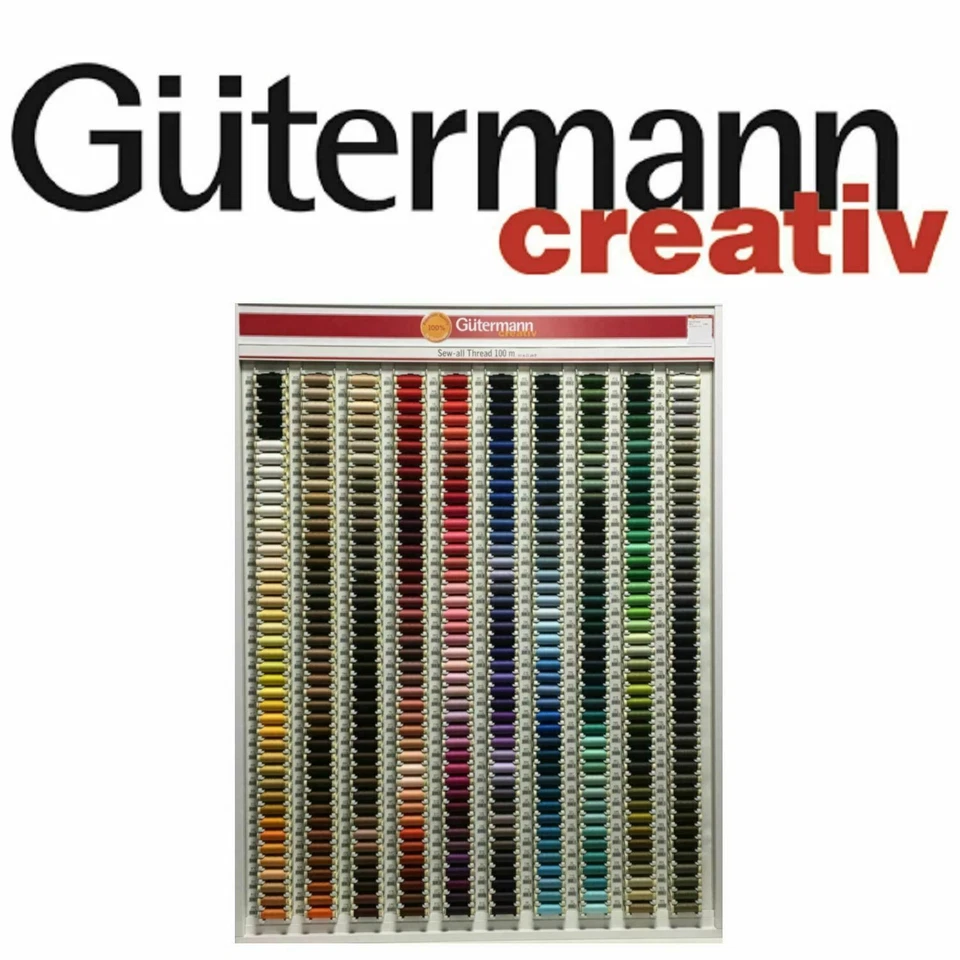 GUTERMANN SEW ALL 100% POLYESTER THREAD 100M-HAND& MACHINE SEWING NO'S 521-991 - Image 1 of 1