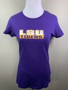 NWT LSU Tigers Louisiana University Purple Short Sleeve Shirt Medium M - Picture 1 of 2