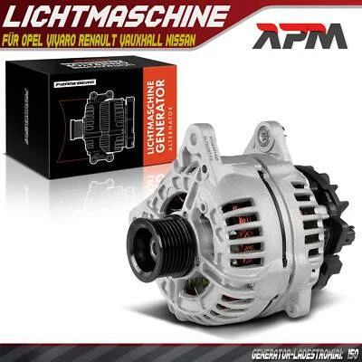 Alternator Generator 150A 14V for Opel Vivaro Renault Laguna Vauxhall Nissan - Image 1 of 4