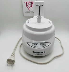 Cuisinart DLC-2A Mini-Prep Plus Food Processor Motor ( White ) Base Only ~ Works - Picture 1 of 6