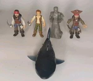 Disney 2 Jack Sparrow's, Mary, Henry, Fluch Karibik & Geisterhai Figuren Konvolut - Bild 1 von 6