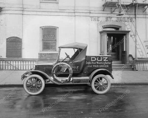 Ford Auto Duz Soap Delivery Truck 8x10 Reprint Of Old Photo - Picture 1 of 1