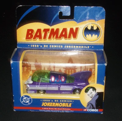 Corgi Toys Jokermobile DC Comics Batman 1:43 Diecast Collectible Car - Image 1 of 2