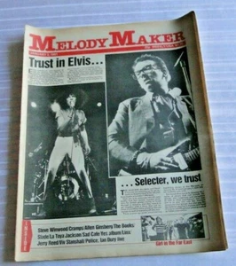 Vintage Pulp Magazine Melody Maker Jan 1981 Elvis Costello Lou Reed Police 125 - Picture 1 of 12