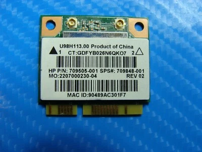 HP Pavilion 15.6" 15-p043cl WiFi Wireless Card 709505-001 709848-001 RTL8188EE - Image 1 of 2