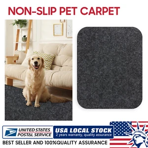 Gray 39"x79" Washable pet pee pad for repeated use of pet training pads New - Picture 1 of 9
